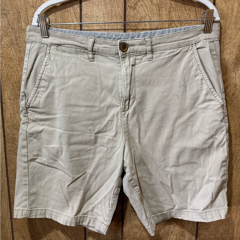 Jachs Beige Trousers with Dark Brown Details